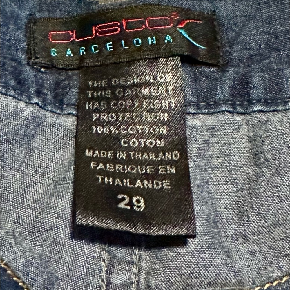 Custo Barcelona Vintage Printed Jean Size 29 - Picture 5 of 10